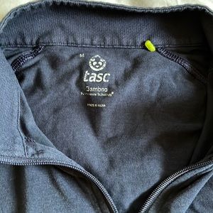 TASC organic cotton & Bamboo zip up layer